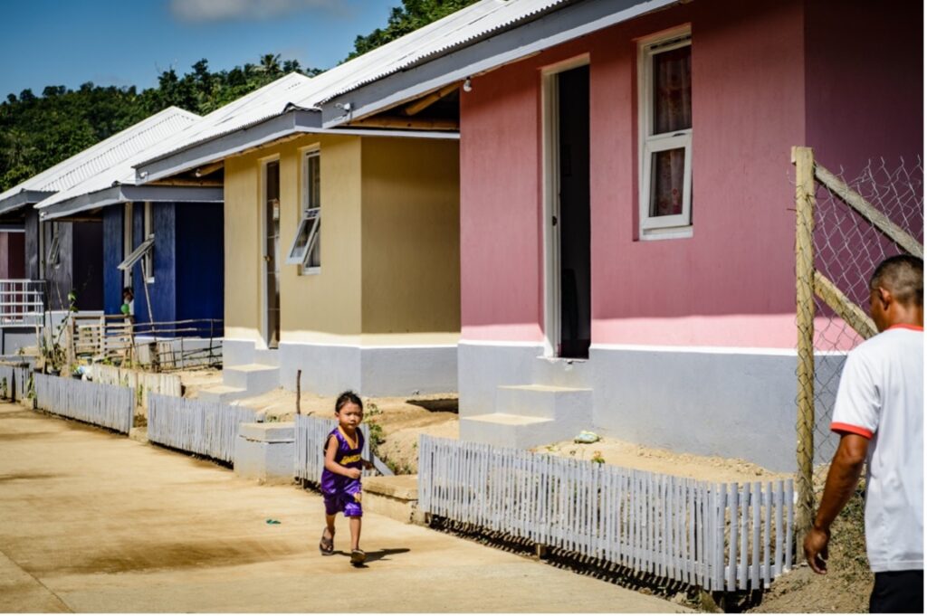 BASE housing project in Tacloban for the victims of Typhoon Yolanda (Typhoon Haiyan), in partnership with Operation Blessing