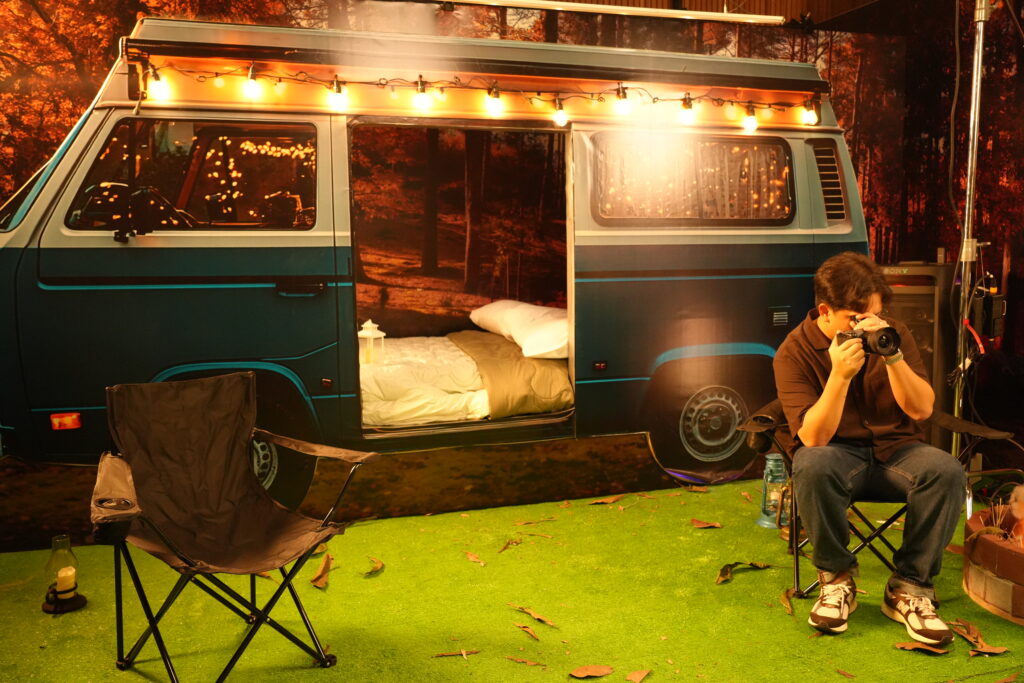 Kyrke Jaleco showcases travel storytelling with Sony cameras at the Travel Zone