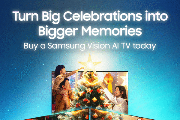 The merriest time of the year is definitely here as global number one TV and sound device brand Samsung gives every Filipino family a reason to kickstart the festive season with its super big holiday deals on its selected televisions and sound devices. As families start gearing up for the most festive season, Samsung makes it easier than ever to upgrade their home entertainment setup and experience the magic of the holidays in bigger, smarter, and more connected ways.