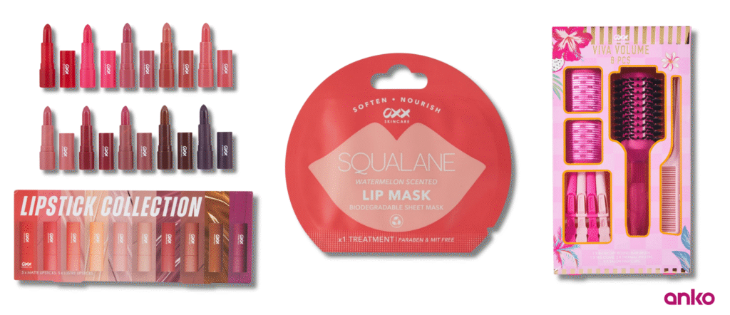 10-pc OXX Lipstick Collection, Lip Mask, and Haircare 8-pc Viva Volume Set | Anko Philippines