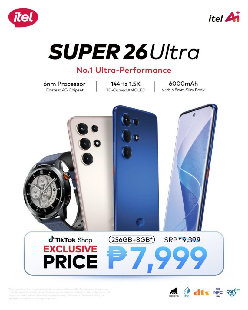 itel SUPER 26 Ultra now in the Philippines: Flagship Features Meet Smart AI at an Unbeatable Price
