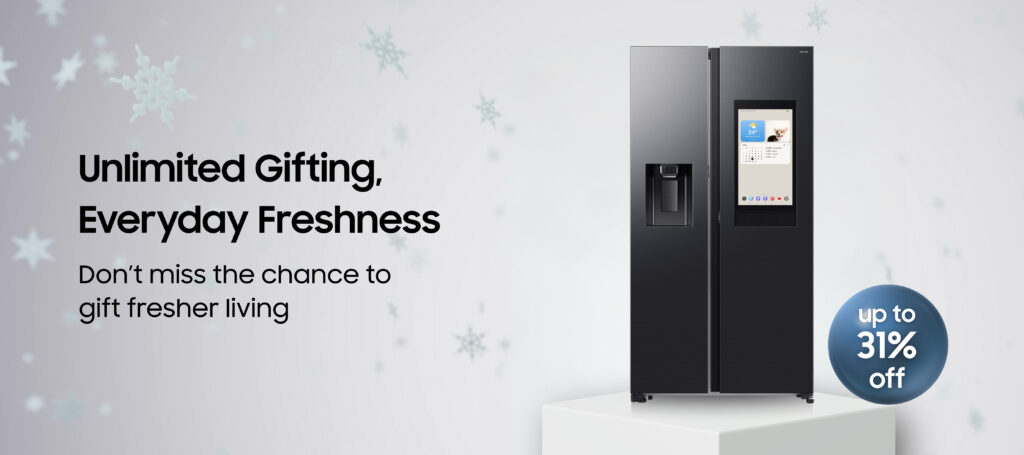 Holiday preparations at home are officially in full swing, and with it come piles of laundry and mountains of grocery items. As homes gear up for the holidays, Samsung helps every Filipino family navigate the festive frenzy more efficiently with big, exclusive deals on its premium appliances.