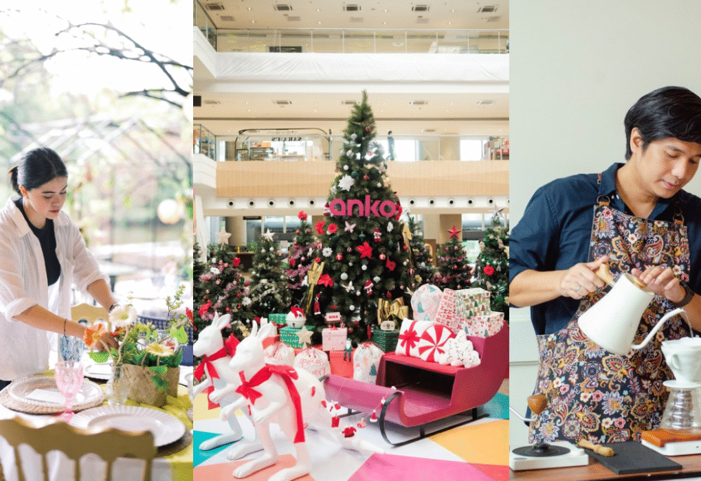 Event stylist Elena Flor Salazar of Likha by Elena and coffee expert John Tumulak of Arcana Coffee will lead back-to-back sessions at Anko TriNoma on December 6 and at Anko Alabang Town Center on December 7, both starting at 2:00 PM. Both workshops aim to give families practical, accessible ideas they can bring straight into their Christmas gatherings.