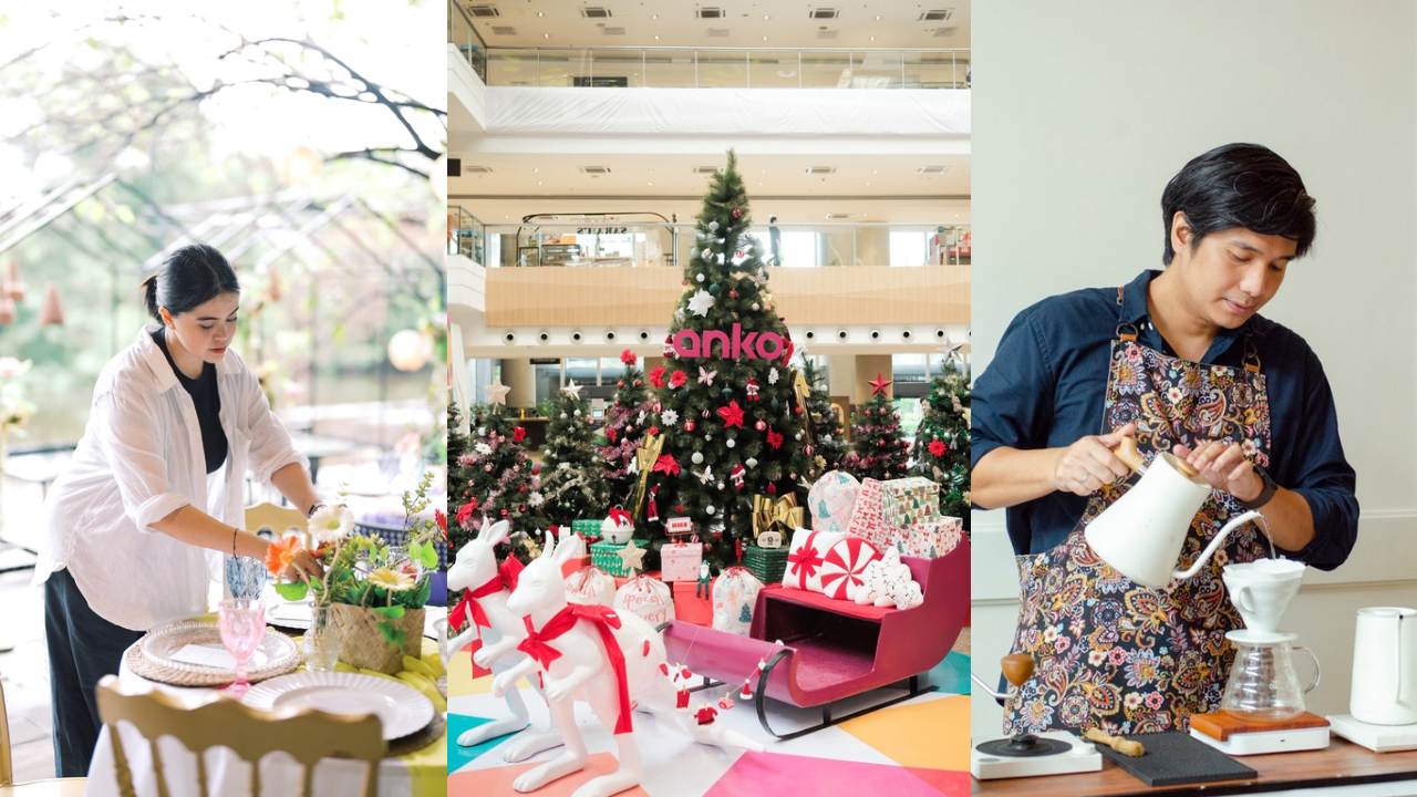 Event stylist Elena Flor Salazar of Likha by Elena and coffee expert John Tumulak of Arcana Coffee will lead back-to-back sessions at Anko TriNoma on December 6 and at Anko Alabang Town Center on December 7, both starting at 2:00 PM. Both workshops aim to give families practical, accessible ideas they can bring straight into their Christmas gatherings.