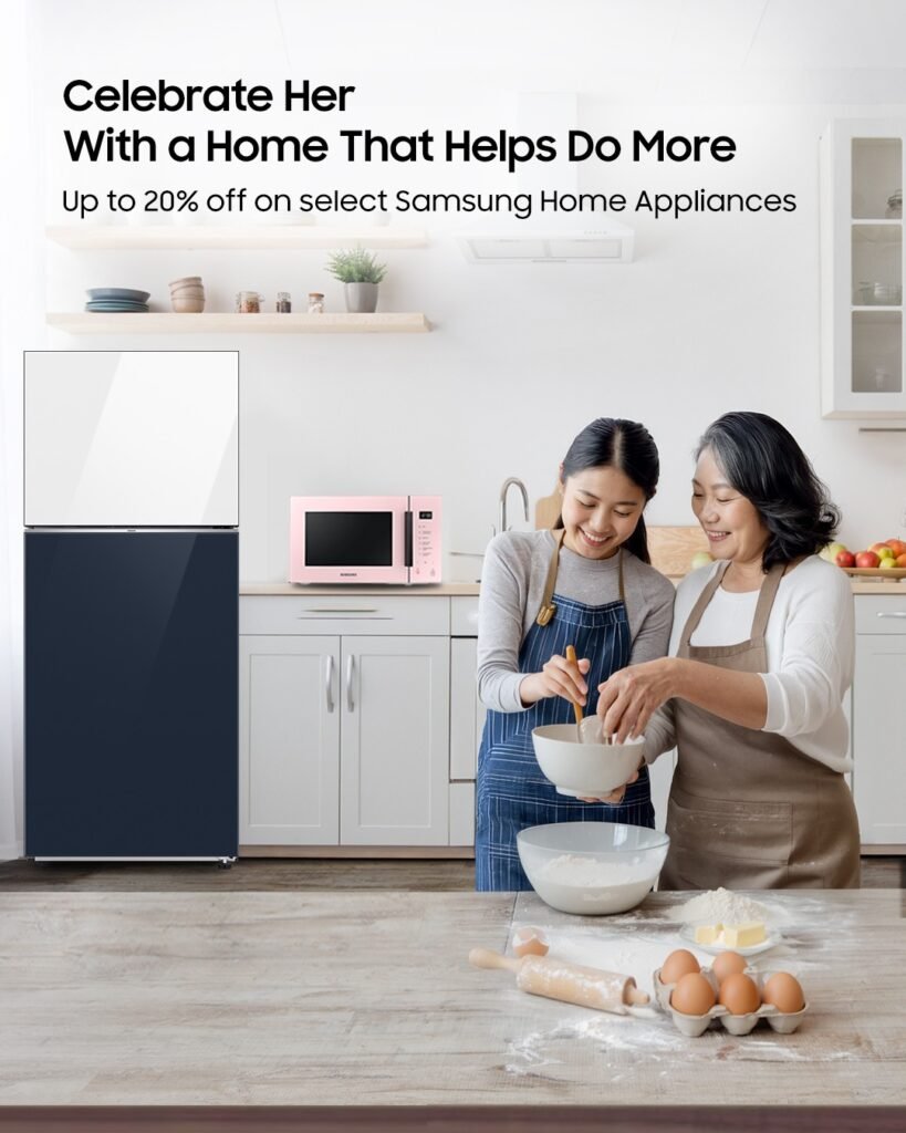 Focus on What You Love and Let Samsung Home Appliances Do the Rest. Samsung eases the load of daily routines to help you spend more time on what matters most