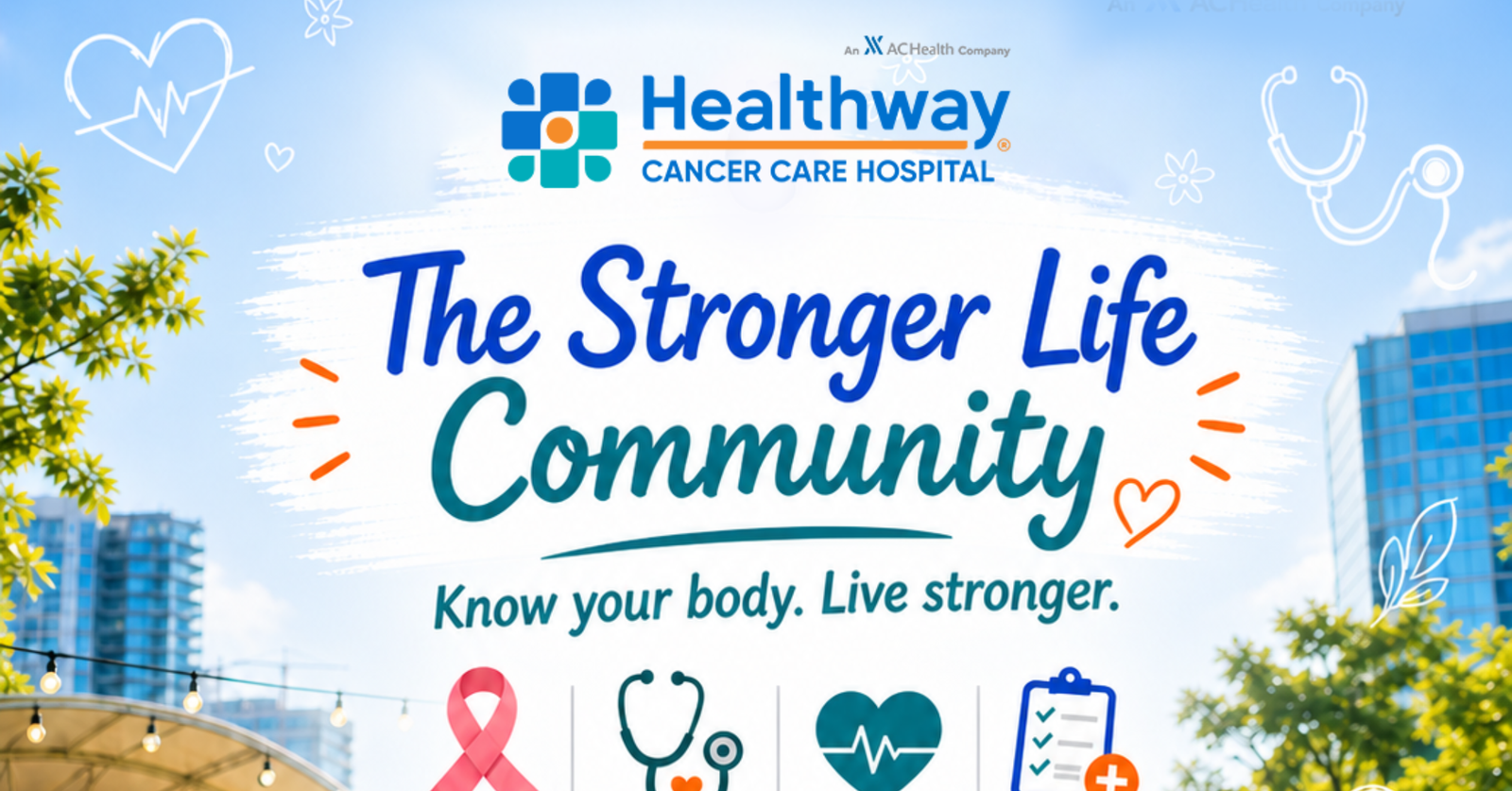 This May 15 to 17, Healthway Cancer Care Hospital brings The Stronger Life Community to the heart of BGC - a free health and wellness experience designed to make early detection, expert guidance, and proactive health easier to start.