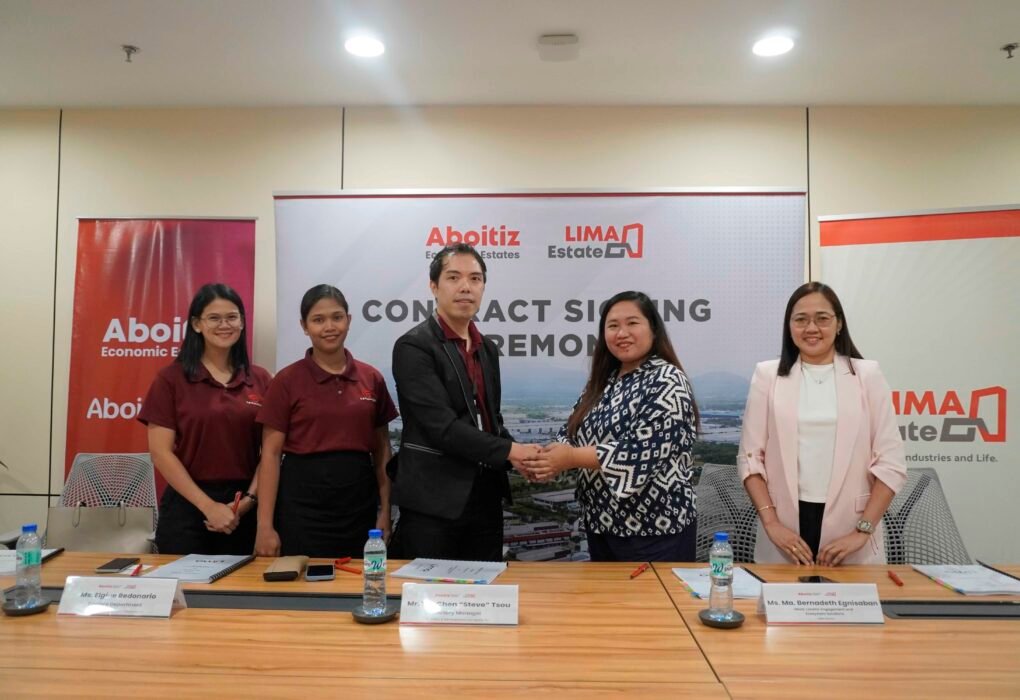 Aboitiz Economic Estates has signed a Contract to Sell with T.E. Realty & Development Company Inc.  (T.E. Realty), the property arm of glass manufacturer T.E. Optoelectronics, for a 9,883-square-meter property within LIMA Estate in Batangas.