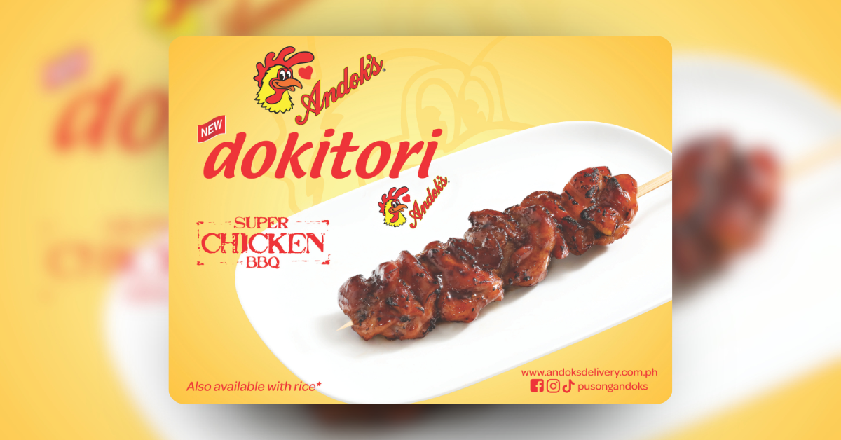 11 August 2026 Manila, Philippines — Long recognized across the Philippines for its family-style Litson Manok, homegrown food chain Andok’s has announced the launch of Dokitori, an all-new Super Chicken BBQ Stick designed for fast-paced, on-the-go consumption.